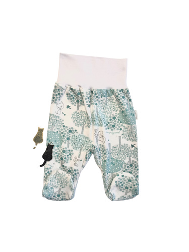 Mamatti PD15120 pijama bebelusi fete - cu model, bumbac