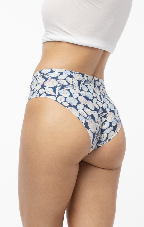 Chiloți pentru damă Shells Simple Classic Julimex - blugi, fără sudură, clasici