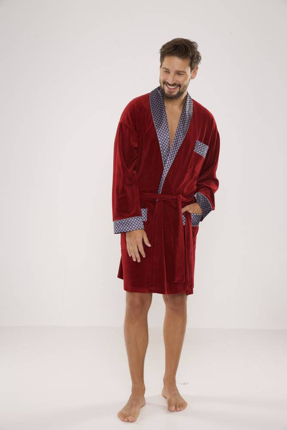 772 Bonjour halat de baie forex pentru bărbați - maro