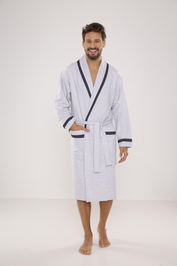 564 Halat pentru bărbați Bruno De Lafense - melange deschis 