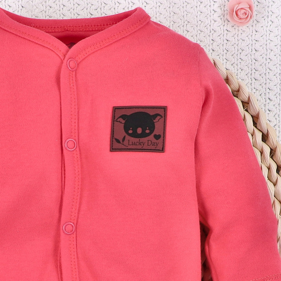 Salopetă Nini 100% Sweet Koala bumbac organic pentru nou-născut