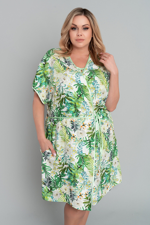 Florina Halat de baie pentru femei Italian Fashion - imprimare frunze