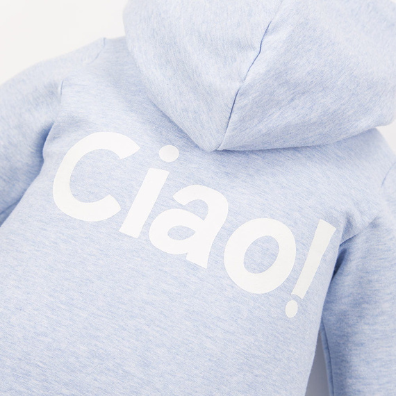 Trenorac cu glugă Ciao Eevi - blue melange