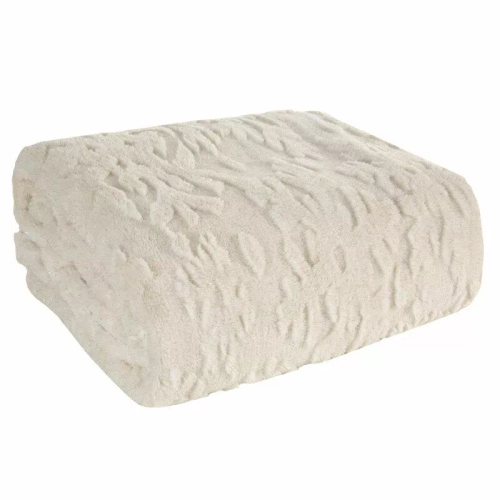 Pătură de Crăciun Blink 2 Eurofirany, crem și auriu