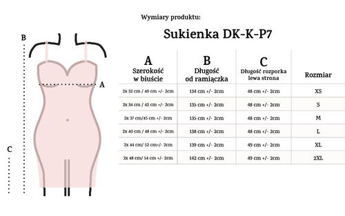 DK-K-P7 Rochie din bumbac DKaren - ciocolata