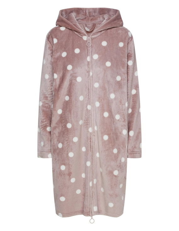 Henderson Ladies Grimma 45428 Halat de damă cu glugă și fermoar Mauve