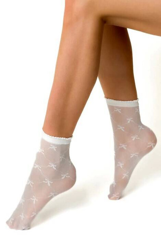 Livia Socks Vaneziana-bianco