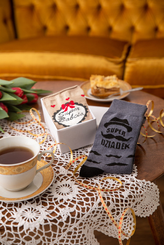 M40D Super Grandpa Șosete lungi Italian Fashion - grafit