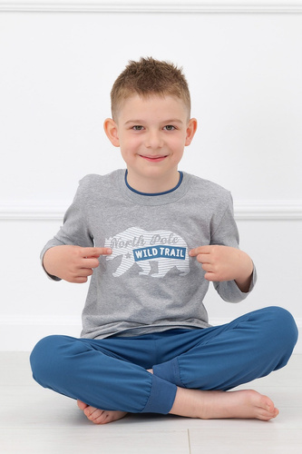 Pijama băiat Shiba Italian Fashion 100% bumbac șort