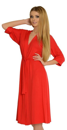 942 Visa Halat de baie lung De Lafense - roșu 589