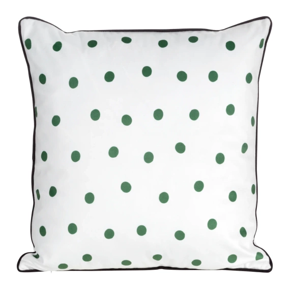 Fata de perna de Paste Primavara 2 din catifea cu imprimeu Euro, perdele verzi