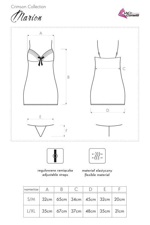 Marion LC 90255 Dwuczęściowy komplet damski LivCo Corsetti Fashion 