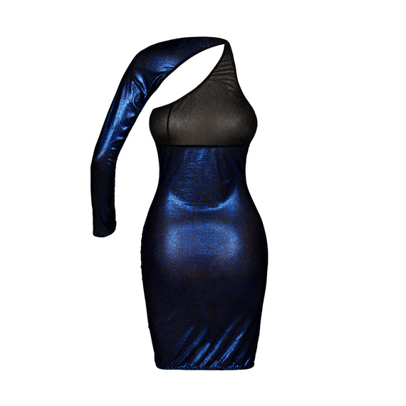Harlo Blue Dress Sukienka damska Anais - niebieski
