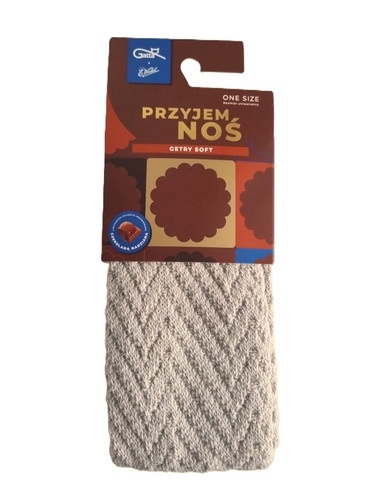 Colanți Gatta Wedel Soft art.01 – colanți jacquard călduroși pentru iarnă, bej