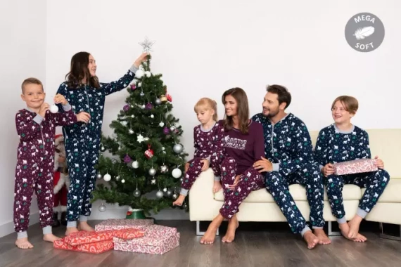 Sid Pijama pentru copii Italian Fashion - imprimeu burgundy