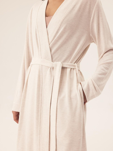 43014 Halat de baie damă Boar Henderson - crem