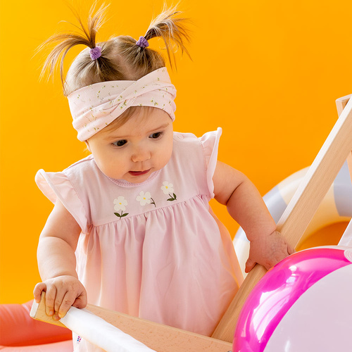 Rochie body cu maneca scurta Meadow Eevi - roz