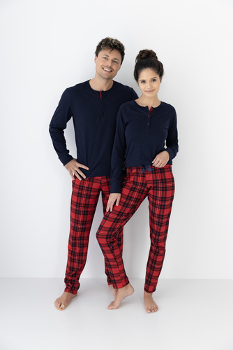 Pijamale pentru bărbați Xavier Sensis - Bleumarin