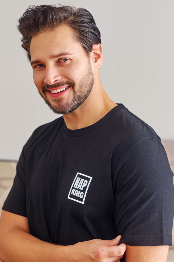 7214 Pijamale pentru bărbați Doctor Nap - neagră