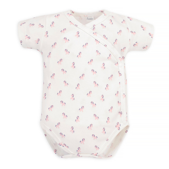 Body Lovely Day Plic cu mâneci scurte Pinocchio - cai ecru