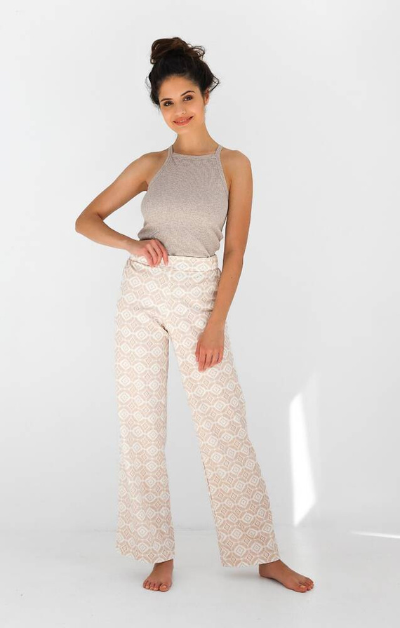 Pijama pentru femei Francesca Sensis - bej