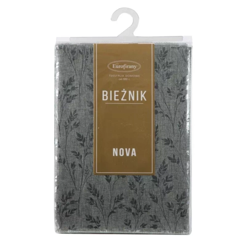 Feta de masa Simona frunze cu imprimeu Eurocortain lucios, argintiu