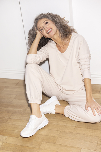 Madri Bluză cu mânecă lungă Italian Fashion - bej