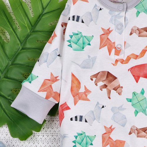 ABN-5387 Salopetă Fun Origami fără picioare Nini imprimeu