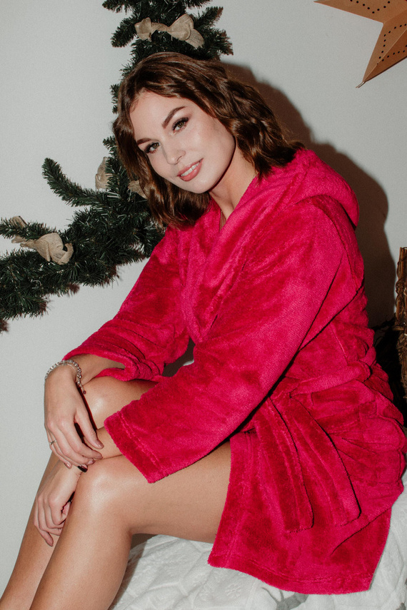 806 Luna Halat de baie De Lafense - zmeură