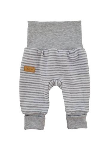 Pantaloni scurți din bumbac "Lines" Terjan - dungi gri