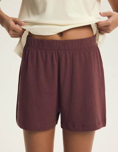 Pijama damă Henderson Evika 44464 – bumbac, broderie fructe, șorturi