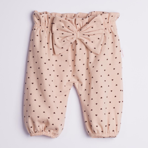 Nicol Hania 226016 Pantaloni fete Aladdin cu fundiță și inimioare