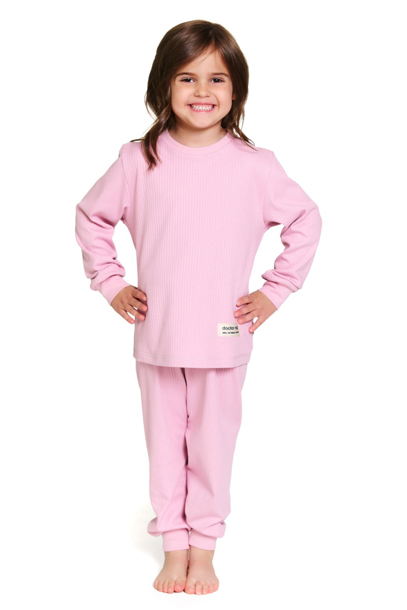 7351 Pijamale copii bumbac Doctor Nap - confort clasic - papaya