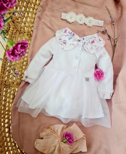 364B Rochie Calinka Marija - alb