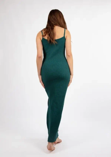DK-K-P7 Rochie din bumbac DKaren - verde
