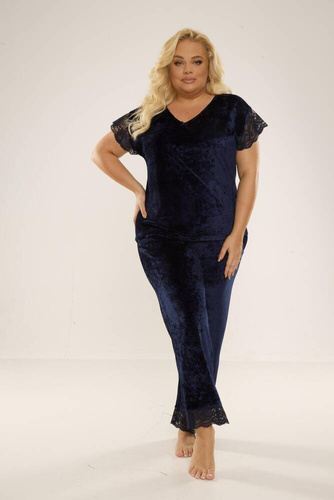 631 Milagros Pijama de damă Forex - albastru marin