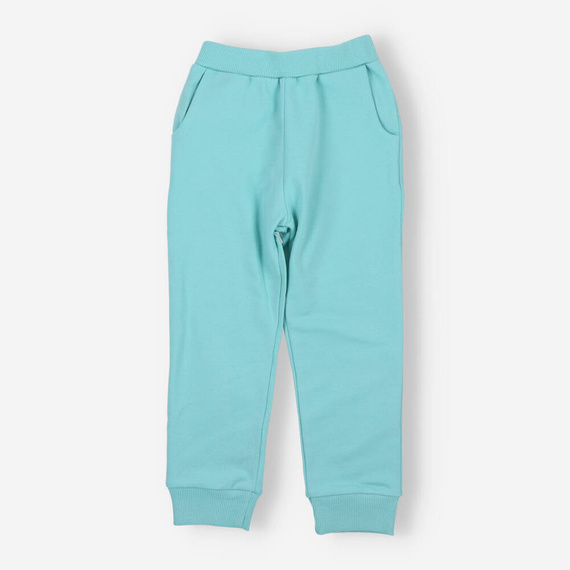 BOB-0008 Pantaloni de trening pentru fete By o Baby turcoaz