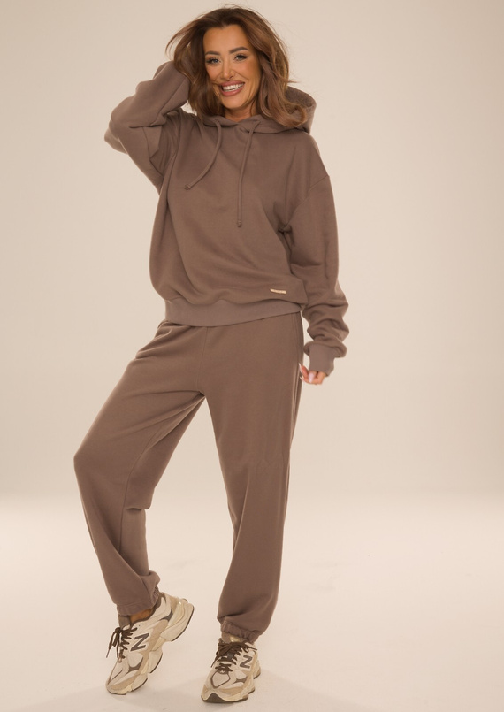 De Lafense Dune 075 dres damă din bumbac, bluză cu glugă, pantaloni fango