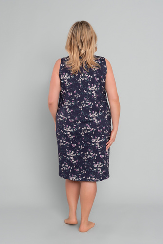 Evita Cămașă de noapte și cămașă de alăptare, cu bretele late Modă italiană - print 