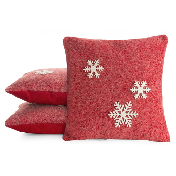 Chp 83A Fata de perna fulg de zapada de Craciun Eurocortains rosu