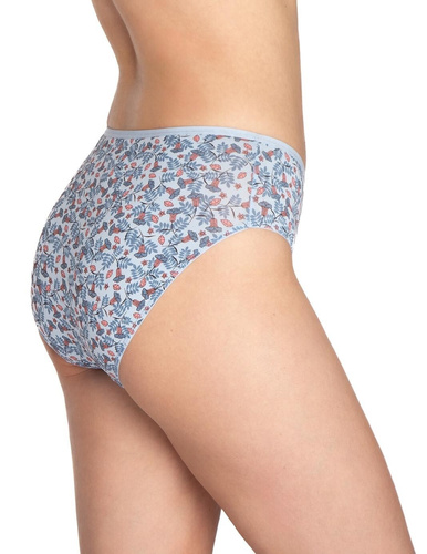 L-122BI-63 Chiloți damă Lama pachet 3, bumbac, croi clasic