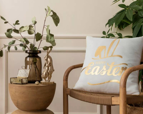 Eurofirany Wiosna 41– față de pernă decorativă pascală stilată