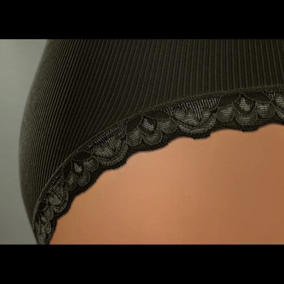 Chiloți damă Sesto Senso 6108 dantelă fără cusături elastic confort black