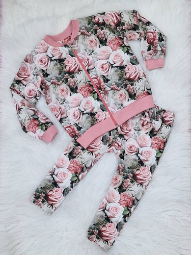 Pantaloni bebe Agnes Bambarillo, flori