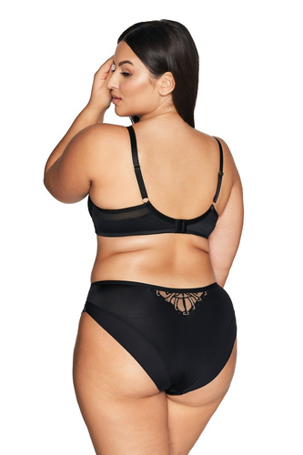 2114 Ava sutien semi-moale semi-padded - negru 