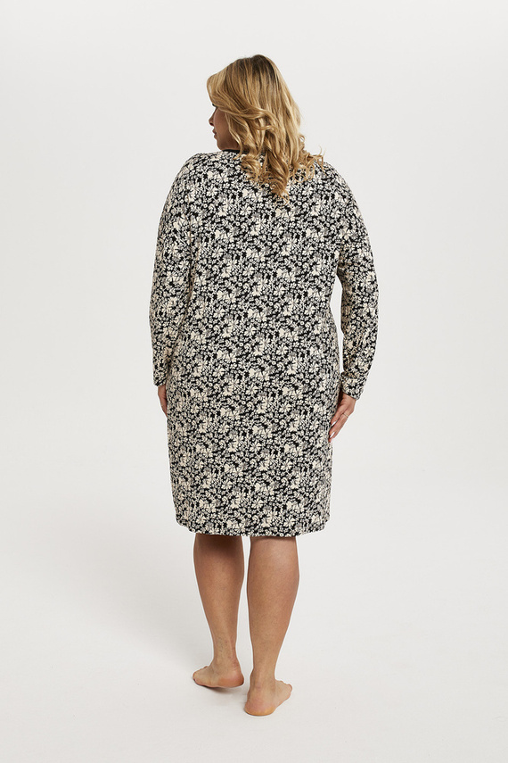 Cămașă de noapte cu mânecă lungă pentru femei Guyana Italian Fashion - print