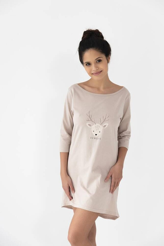 Cămașă de noapte Sensis Gaia - bej