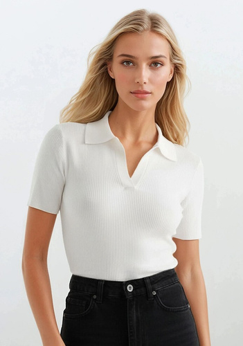 Bluză damă Eldar Active Gessa – bluză mulată din vâscoză cu decolteu în V