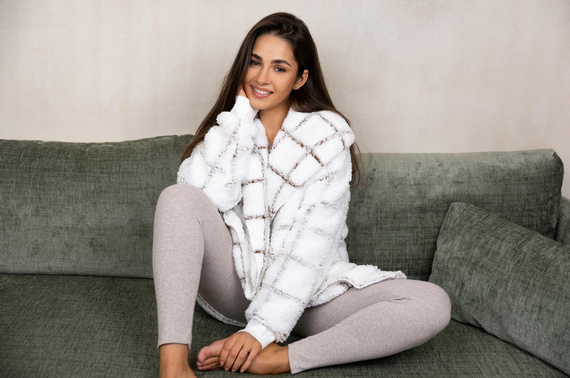 Cardigan Sensis Delphine - Carouri albe