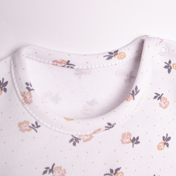 Nicol 220159 body rochiță bebe fete bumbac floral cu volane